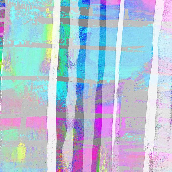 Poppy stripes with beige by Claudia Gründler