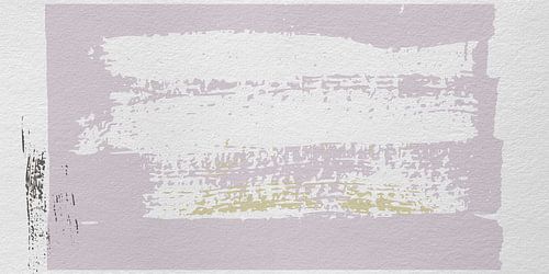 Art abstrait minimaliste en couleurs Wild Wonder Flexa en rose et blanc