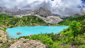 Lago di Sorapis in de Dolomieten van Sjoerd van der Wal Fotografie