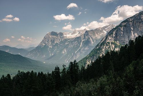 Paysage de montagne dans les Dolomites