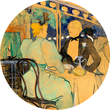 modieuze mensen in Les Ambassadeurs, Henri de Toulouse-Lautrec