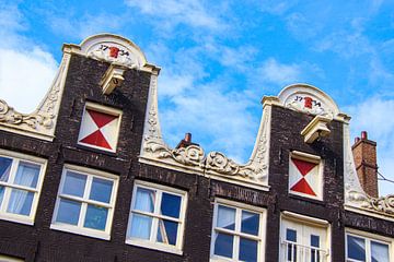 Gevels in Amsterdam van Dennis van de Graaf