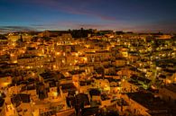 Evening shot of the old city Matera in Italy by Michelle Peeters thumbnail