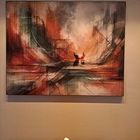 Photo de nos clients: Le pêcheur abstrait par Arjen Roos, sur ArtFrame