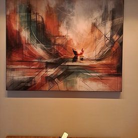 Customer photo: The Abstract Fisherman by Arjen Roos, on ArtFrame