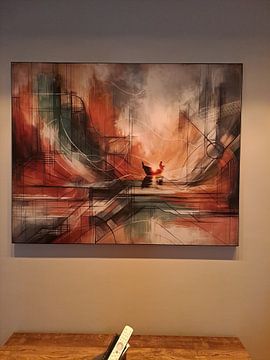 Customer photo: The Abstract Fisherman by Arjen Roos