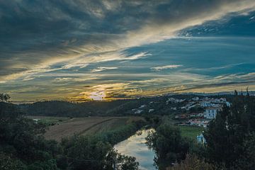 Portuguese Sunset van Bas Koster