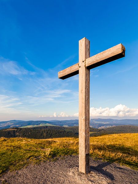 View from the Belchen over the Black Forest by Werner Dieterich