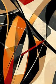 Moderne Abstraktion mit Streifen von Moderne Kollektion