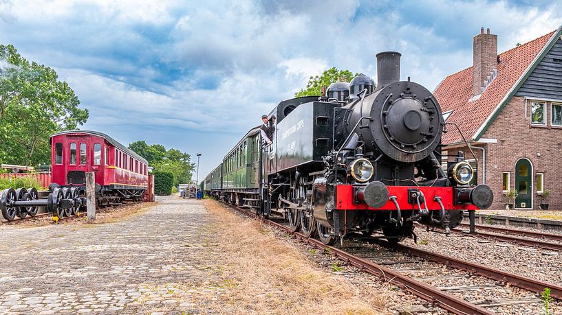 Voyager dans un véritable train à vapeur sur Fotografie in Zeeland