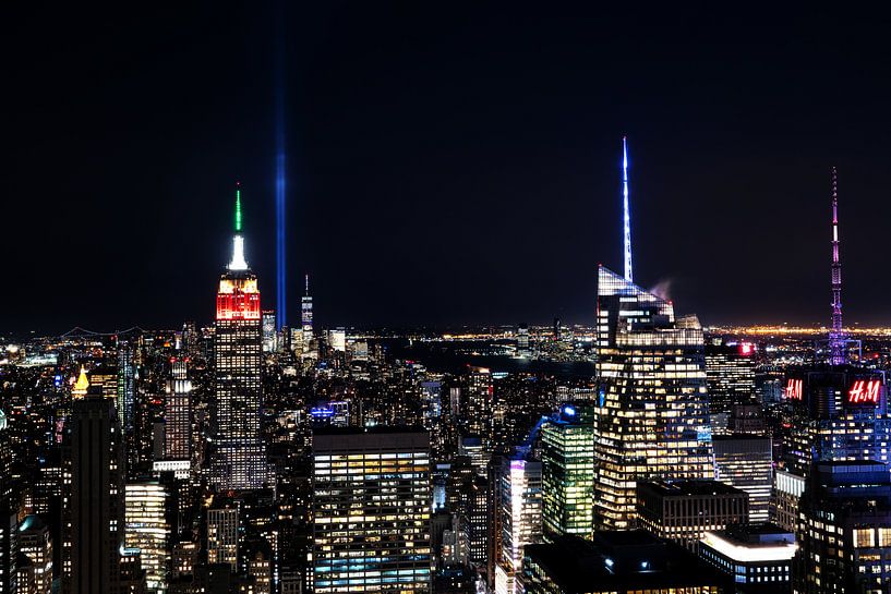 Nachtaufnahme von New York von Vivo Fotografie