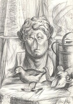 Stilleven 1995 van Hans Zantman