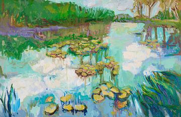 Waterspiegeling van Tanja Koelemij