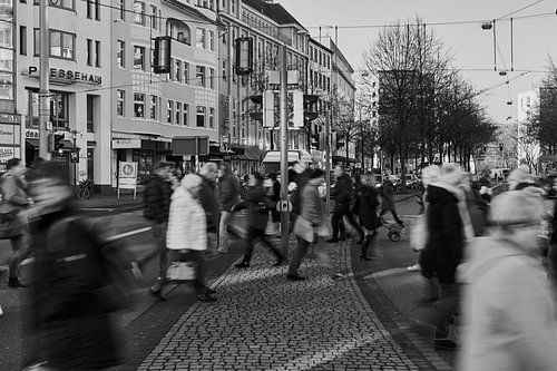 Des gens en mouvement