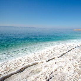 Salzpier im Toten Meer von Bastiaan Buurman
