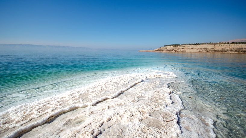 Salt pier in the Dead Sea by Bastiaan Buurman