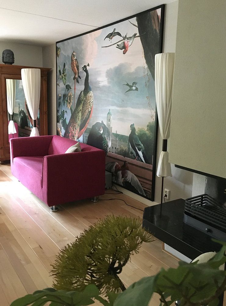 Palace of Amsterdam with Exotic Birds, Melchior d'Hondecoeter 