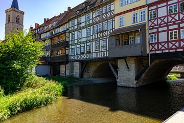 Krämerbrücke in Erfurt van Animaflora PicsStock