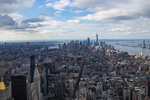 Panoramic view of Manhattan