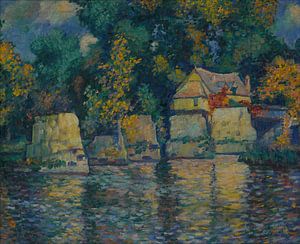 Theodore Earl Butler - Rode brug bij Vernon (1909)