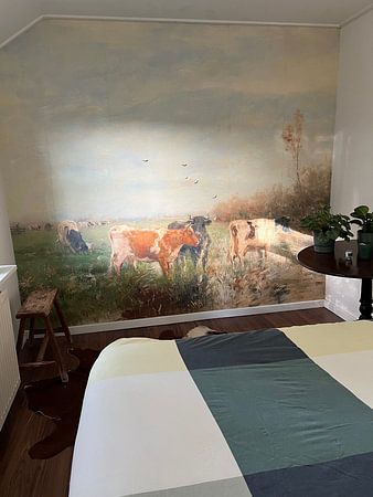 Vaches dans une prairie marécageuse, Willem Mari