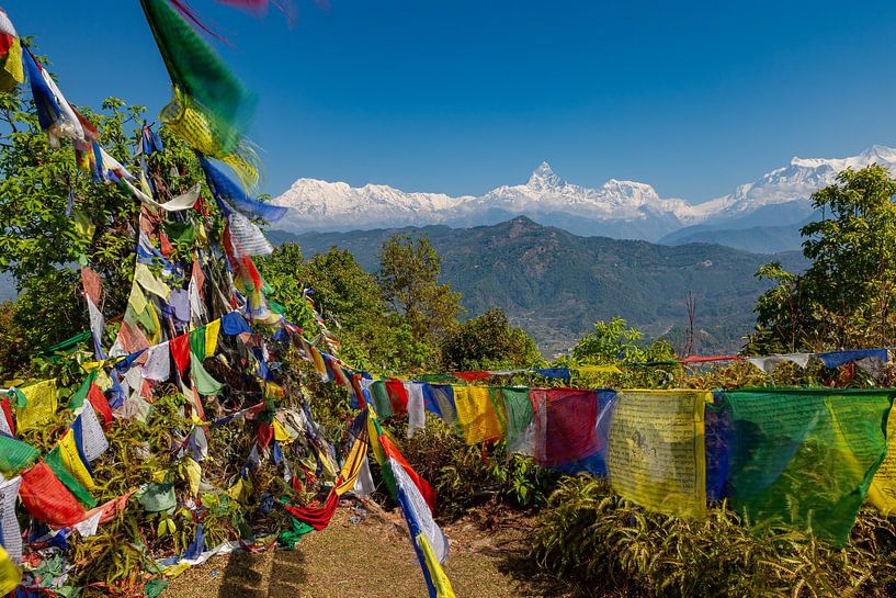 Der Himalaya mit dem Annapurna von Roland Brack