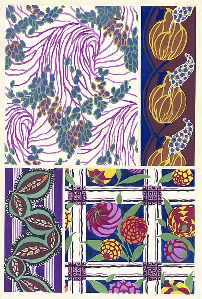 Émile-Allain Séguy - Floréal; new designs &amp; colours by Peter Balan