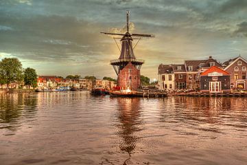 Haarlem, windmill De Adriaan by Ted Sluymer