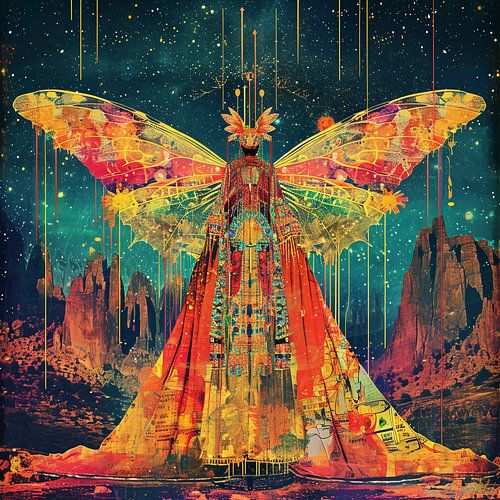 Futuristische vlinder in Nevada