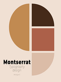 Abstrakte Herbstkunst in warmen Erdtönen | Modernes typografisches Design von Hilde Remerie – Digitale Kunst, Bauhaus & Fotografie