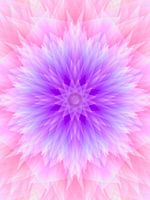 Mandala art numérique 'Soft pastel