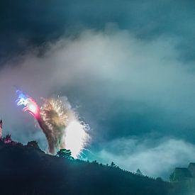 Vuurwerk in Cochem van Studio  Milaan
