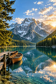 Goldene Alpen von KijkKunst