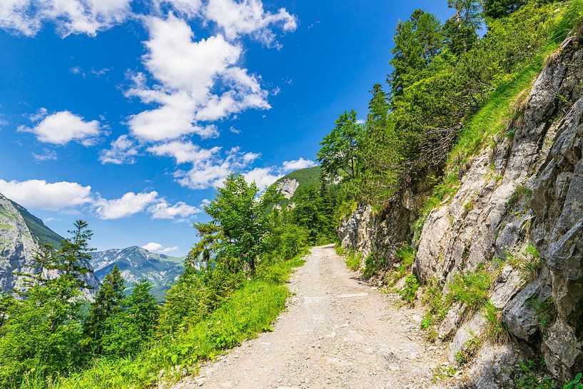 Paysage dans la vallée du Riß près de l'Eng Alm en Autriche par Rico Ködder