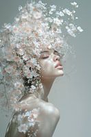 Feel The Sunlight | Radiant woman in the aesthetics of flowers