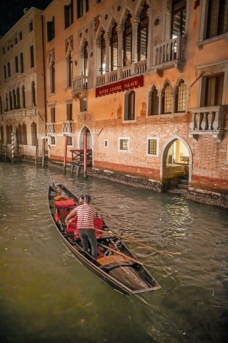 Venedig - Gondelfahrt bei Nacht