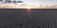 Sunset over the mudflats
