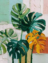Tropische Monstera-bladeren