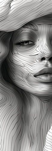 Golven van Elegant Lijnenspel