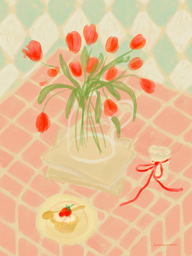 Rote Tulpen – Sommerpicknick