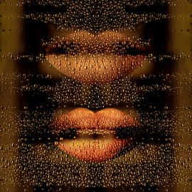 Jede Menge Champagner Küsse. Impressionismus. Tropfen. von Alie Ekkelenkamp