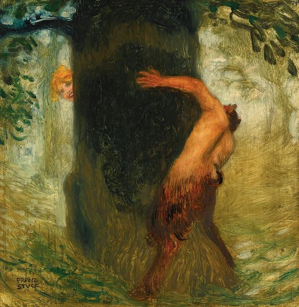 Franz von Stuck - Neckerei von Peter Balan