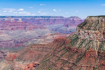 Een fantastisch uitzicht in Grand Canyon National Park in Amerika van Linda Schouw