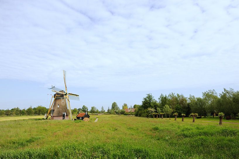 Moulin à vent néerlandais à Groot-Ammers par Ivonne Wierink