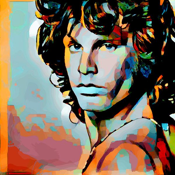 Portrait de Jim Morrison par The Art Kroep
