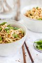Peanut noodles with chilli and spring onion by Nina van der Kleij thumbnail