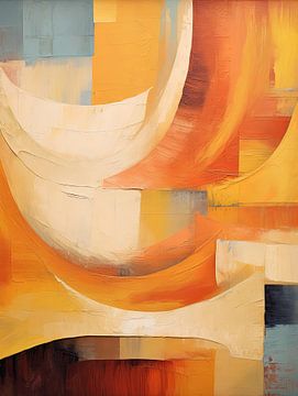 Herfstkleuren abstract van Bert Nijholt