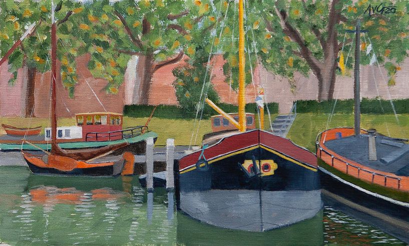 Bateaux par Antonie van Gelder Beeldend kunstenaar