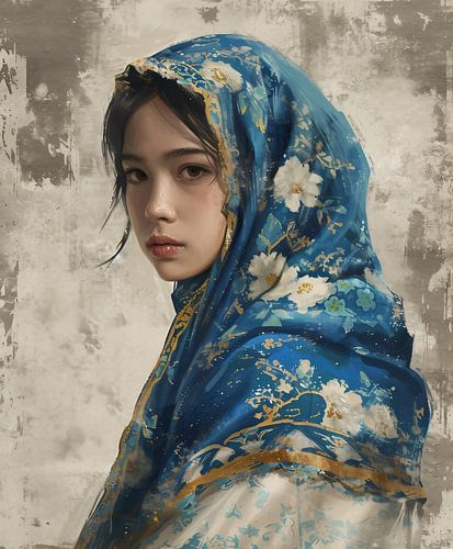 A melancholy look, hidden anguish of the soul