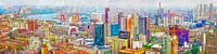 Panorama der Innenstadt von Rotterdam von Frans Blok - Fotos, Kunst und weitere Wanddekoration Miniaturansicht